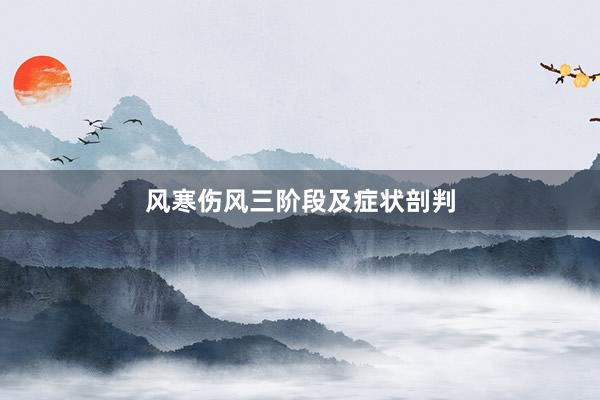 风寒伤风三阶段及症状剖判